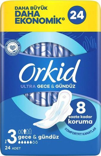 Orkid Ultra Gece Ped 24x5 120 Adet