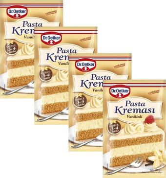 Dr. Oetker Pasta Kreması 130 gr Vanilinli x 4 Adet