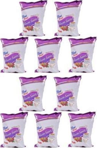 Blue Bead Krem Şanti 10 Adet 1 Kg