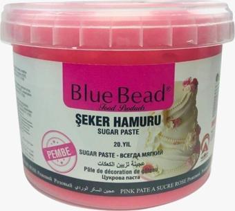 Blue Bead Pembe Şeker Hamuru 1 Kg