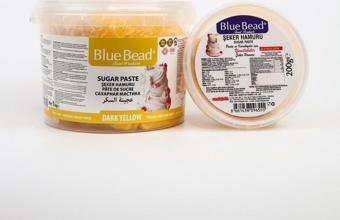 Blue Bead Şeker Hamuru Koyu Sarı 200 Gr