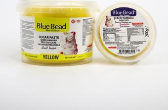 Blue Bead Şeker Hamuru Sarı 200 Gr