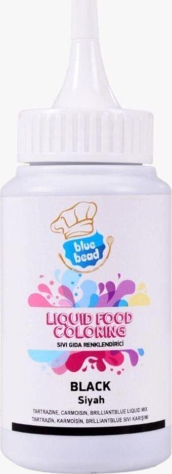 Blue Bead Siyah Sıvı Gıda Boyası 150 Ml