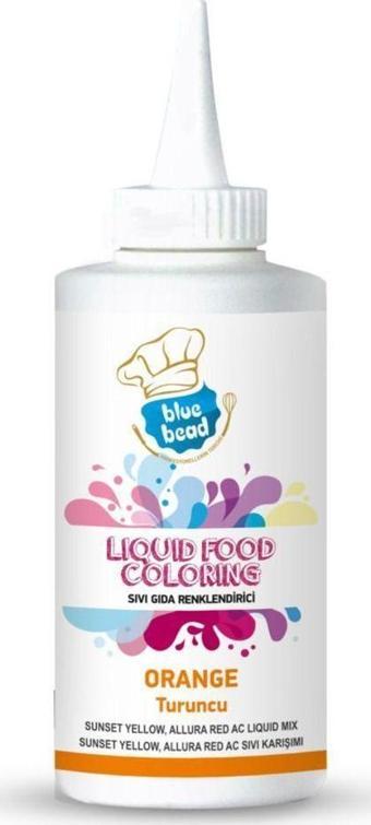 Blue Bead Turuncu Sıvı Gıda Boyası 150 Ml