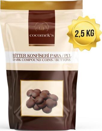 Cocomeks Bitter Konfiseri Para Pul Çikolata 2.5 Kg