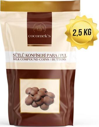 Cocomeks Sütlü Konfiseri Para Pul Çikolata 2.5 Kg