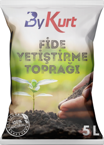 ByKurt Fide Yetiştirme Toprağı 5L Organik Tohum Çimlendirme ve Patlatma Harcı Zengin Karışım