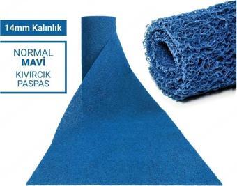 120X700CM MAVİ KIVIRCIK PASPAS-HALI KAYMAZ YOLLUK LİDYA 14MM
