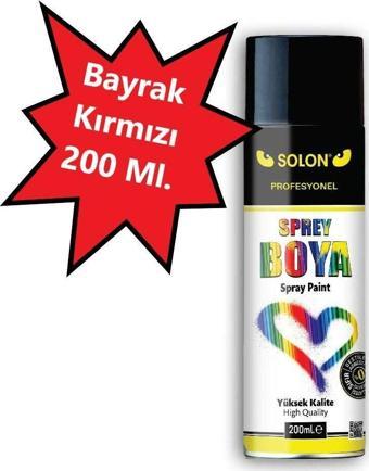 Solon Bayrak Kırmızı Sprey Boya 200 Ml.