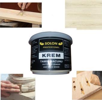 Solon Çok Amaçlı Ahşap Parke Masa Sehpa Çizik Çok Amaçlı Tamir Dolgu Macunu Krem 240 Gr