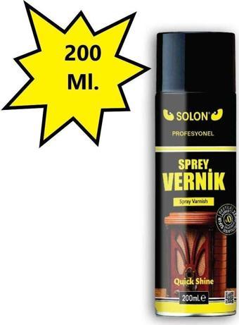 Solon Profesyonel Parlak Sprey Vernik 200 Ml