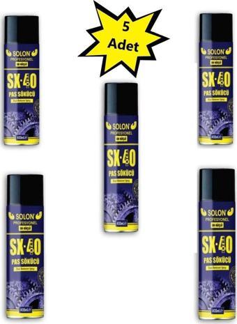 Solon Sx-40 Extra Pas Sökücü  400 Ml 5 Adet