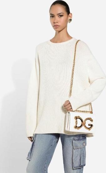 Borsa DG Girls a spalla in nappa
