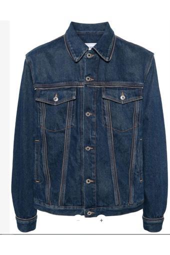 Off White Arr Tab Zip Skate Denim Jacket