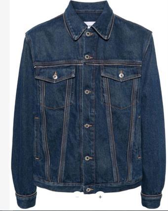 Off White Arr Tab Zip Skate Denim Jacket