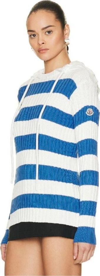 Moncler Striped Hooded Sweater
