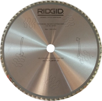 Rıdgıd 58466 Model 590L için 305x25.4 70 Diş Elmas Testere Ağzı