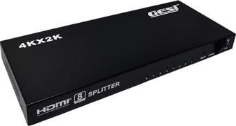 GESİ 4K2K 1x8 HDMI Splitter Full HD 1080P 3D Uyumlu