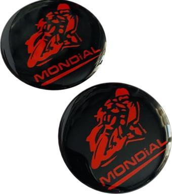 Mondial Logo Damla Etiket 5X5 Cm 2' Li Siyah