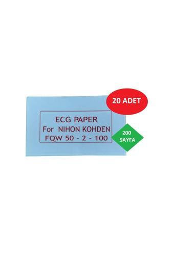 ECG Kağıdı Nihon Kohden FQW 50-2-100 Z Katlamalı 20 Adet 200 Sayfa