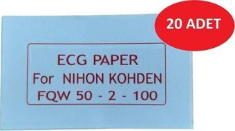 ECG Kağıdı Nihon Kohden FQW 50-2-100 Z Katlamalı 20 Adet 100 Sayfa