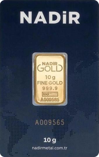 RimaGold 10 gr 24 Ayar 999.9 Milyem NadirGold Gram Altın
