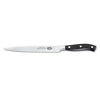 Victorinox 7.7213.20G 20cm Siyah Dövme Çelik Fileto Bıçağı, Hediye Kutulu