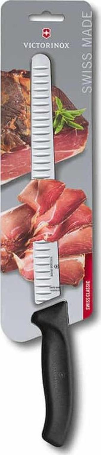 Victorinox 6.8223.25B 25cm Siyah Dilimleme Bıçağı, Blisterli Paket