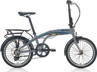 Carraro Flexi 106 20 Jant Katlanabilir Bisiklet Mat Gri Siyah Mavi