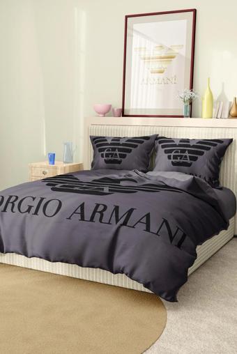 Marka Nevresim Takımı Çift Kişilik Pamuklu Saten Kumaş 6 Parça 3D Dijital Baskı Duvet Cover Set Mode