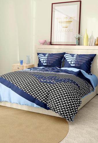 Marka Nevresim Takımı Çift Kişilik Pamuklu Saten Kumaş 6 Parça 3D Dijital Baskı Duvet Cover Set Mode