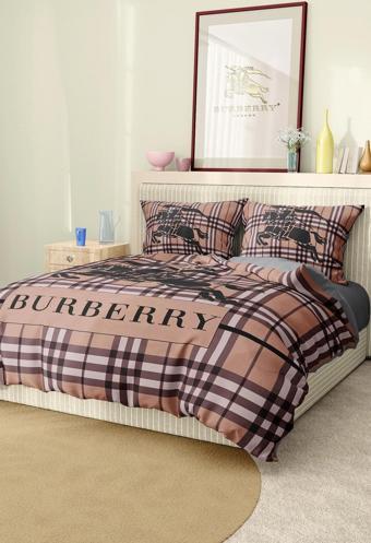 Marka Nevresim Takımı Çift Kişilik Pamuklu Saten Kumaş 6 Parça 3D Dijital Baskı Duvet Cover Set Mode