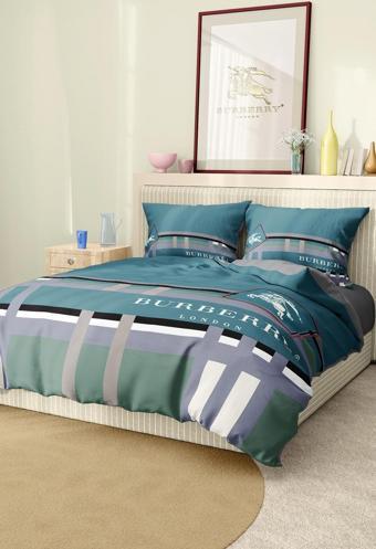 Marka Nevresim Takımı Çift Kişilik Pamuklu Saten Kumaş 6 Parça 3D Dijital Baskı Duvet Cover Set Mode