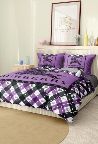 Marka Nevresim Takımı Çift Kişilik Pamuklu Saten Kumaş 6 Parça 3D Dijital Baskı Duvet Cover Set Mode