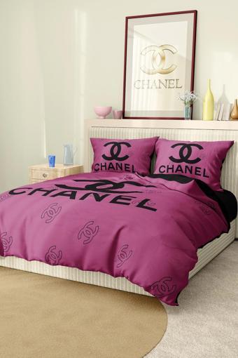 Marka Nevresim Takımı Çift Kişilik Pamuklu Saten Kumaş 6 Parça 3D Dijital Baskı Duvet Cover Set Mode