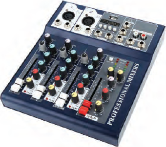 Fzone F4-USB 4 Kanal Mikser
