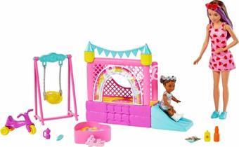 Nessiworld Barbie Bebek Bakıcısı Skipper Oyun Evi Seti HHB67