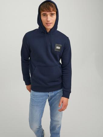 Jack & Jones Lock Erkek Kapüşonlu Sweatshirt 12213245