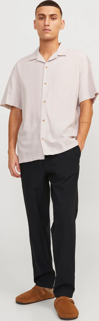 Jack & Jones Erkek Tapered Fit Keten Pantolon - 12229699