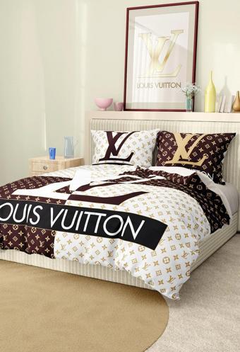 Marka Nevresim Takımı Çift Kişilik Pamuklu Saten Kumaş 6 Parça 3D Dijital Baskı Duvet Cover Set Mode