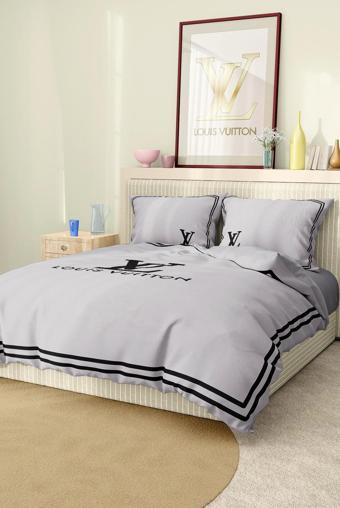 Marka Nevresim Takımı Çift Kişilik Pamuklu Saten Kumaş 6 Parça 3D Dijital Baskı Duvet Cover Set Mode