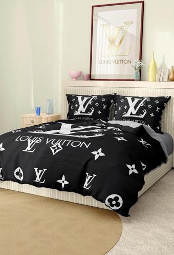 Marka Nevresim Takımı Çift Kişilik Pamuklu Saten Kumaş 6 Parça 3D Dijital Baskı Duvet Cover Set Mode