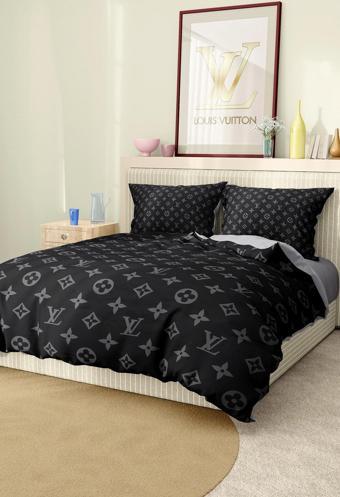 Marka Nevresim Takımı Çift Kişilik Pamuklu Saten Kumaş 6 Parça 3D Dijital Baskı Duvet Cover Set Mode