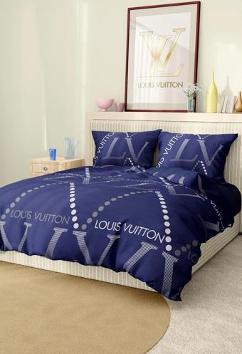 Marka Nevresim Takımı Çift Kişilik Pamuklu Saten Kumaş 6 Parça 3D Dijital Baskı Duvet Cover Set Mode