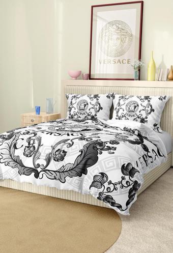 Marka Nevresim Takımı Çift Kişilik Pamuklu Saten Kumaş 6 Parça 3D Dijital Baskı Duvet Cover Set Mode