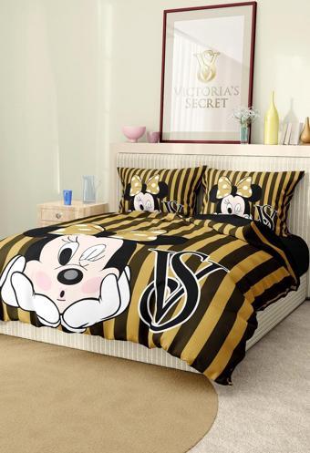 Marka Nevresim Takımı Çift Kişilik Pamuklu Saten Kumaş 6 Parça 3D Dijital Baskı Duvet Cover Set Mode