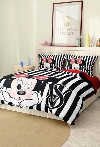 Marka Nevresim Takımı Çift Kişilik Pamuklu Saten Kumaş 6 Parça 3D Dijital Baskı Duvet Cover Set Mode