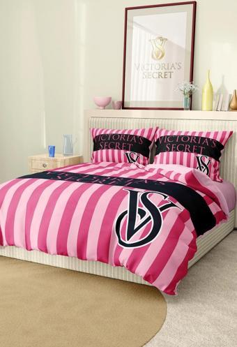 Marka Nevresim Takımı Çift Kişilik Pamuklu Saten Kumaş 6 Parça 3D Dijital Baskı Duvet Cover Set Mode