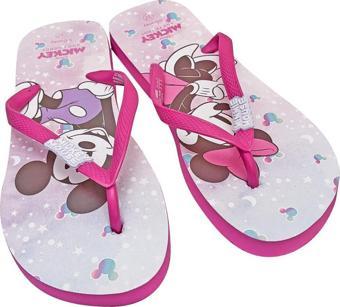 Minnie Mouse Parmak Arası Kız Çocuk Plaj Terliği (37 Numara)