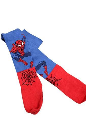 Spiderman Çocuk Külotlu Çorap 3-4 Yaş